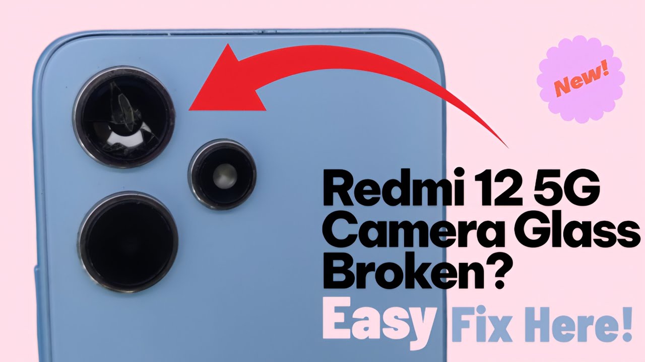 Замена стекла камеры Redmi 12 5G | Как заменить крышку объектива камеры Redmi 12 5G