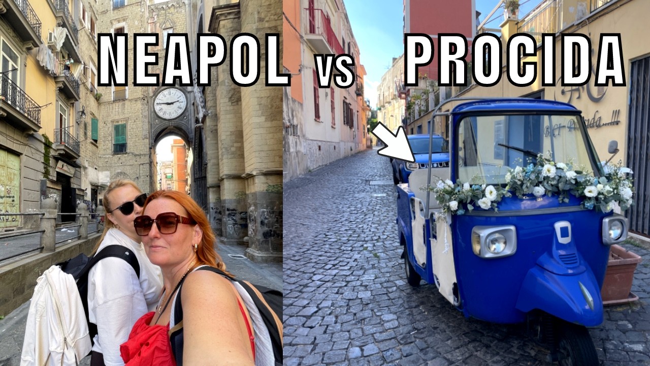 PROCIDA & NEAPOL/ CalaCala skradła moje serce 🇮🇹/  chaos w Neapolu 😍🍕