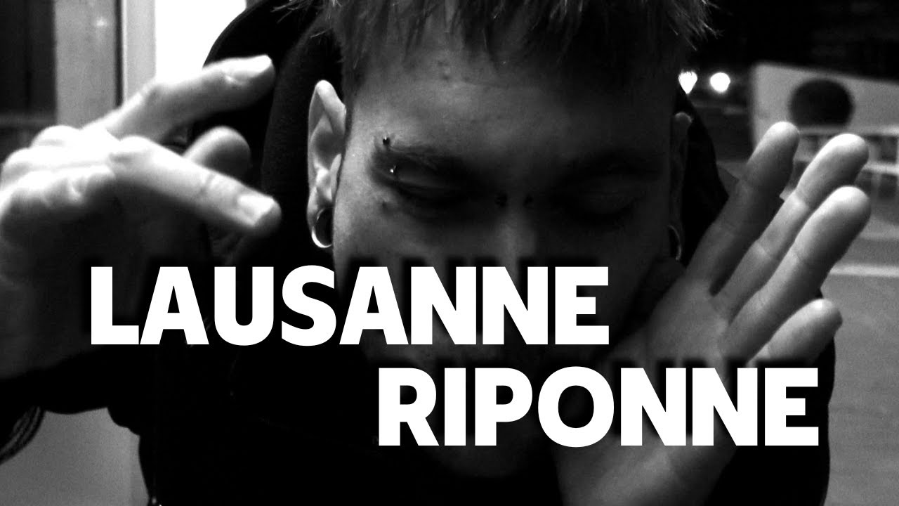 La place de la Riponne. Lausanne, canton de Vaud, Suisse.