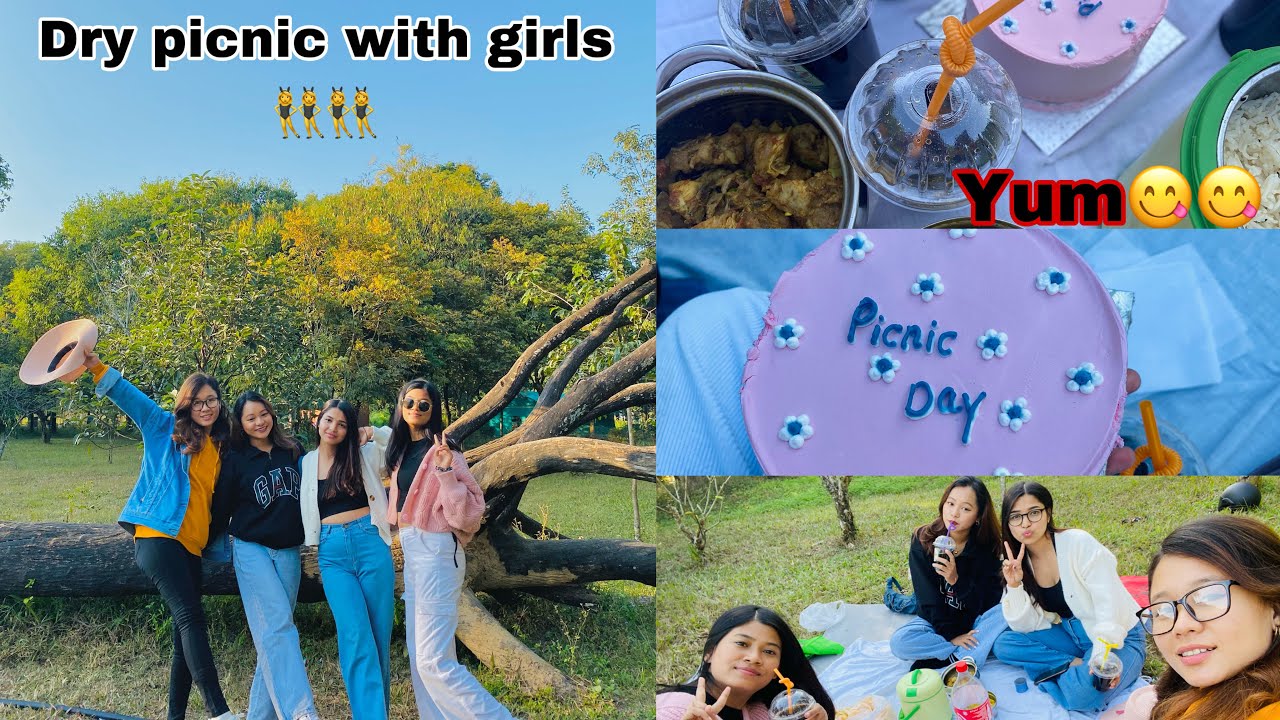 Dry picnic with girls🫶 | Ayesha spill tenjila’s coke 😮|Yummy foods😋|@tenjilablon @uzuuu2458 #hetauda