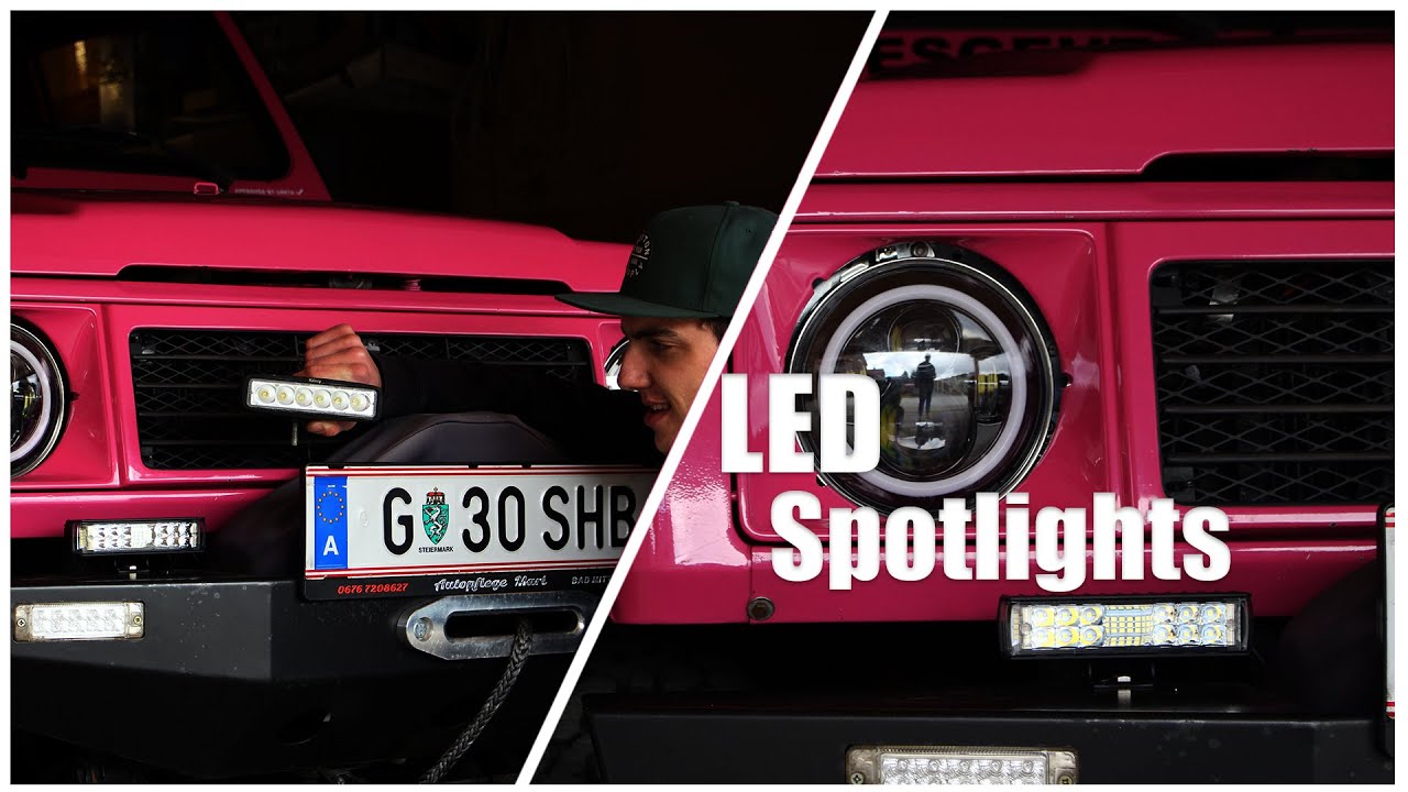 Mehr Licht für unseren Suzuki Samurai!! | Led-Bar/Spotlights for our Suzuki Samurai | New Lights!!!