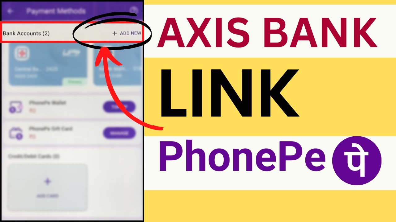 How To Link Axis Bank Account to PhonePe | PhonePe Add Bank Account