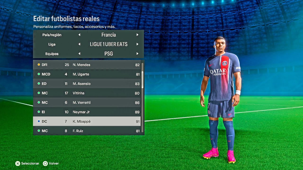 Faces del PSG Ea Sports Fc 24