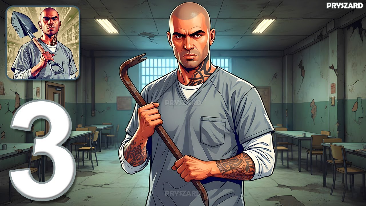 Prison Escape Simulator 3D - Gameplay Walkthrough Part 3 - Ending Escape From Prison (iOS, Android)