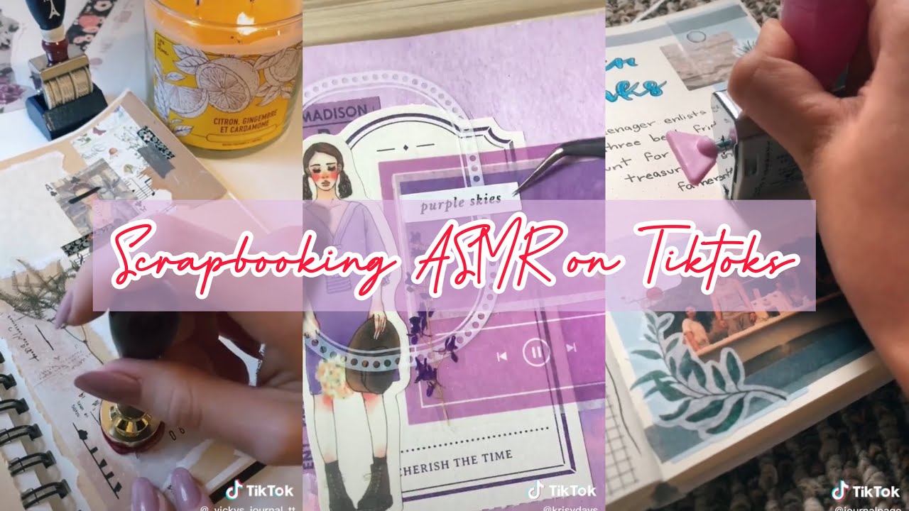 Scrapbooking ASMR | TikTok Compilation 2020