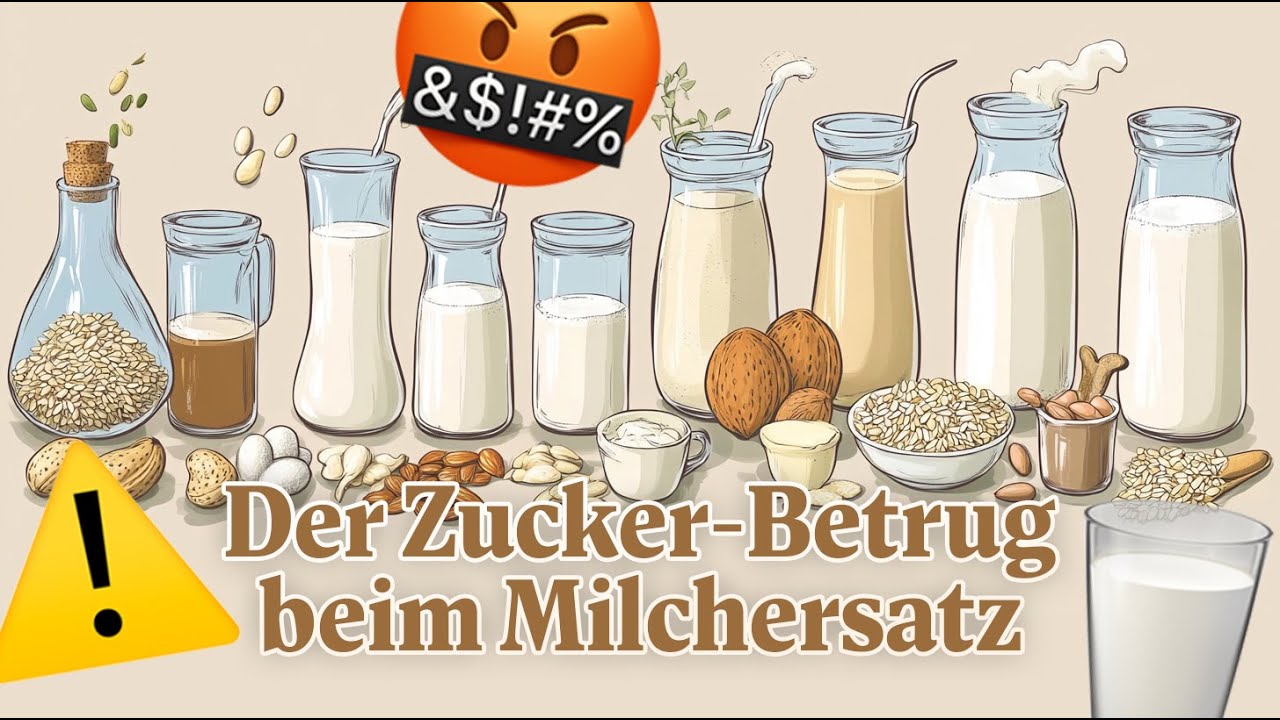 Der Zuckerbetrug beim Milchersatz - Wie die Industrie heimlich Zucker in deiner Hafermilch versteckt