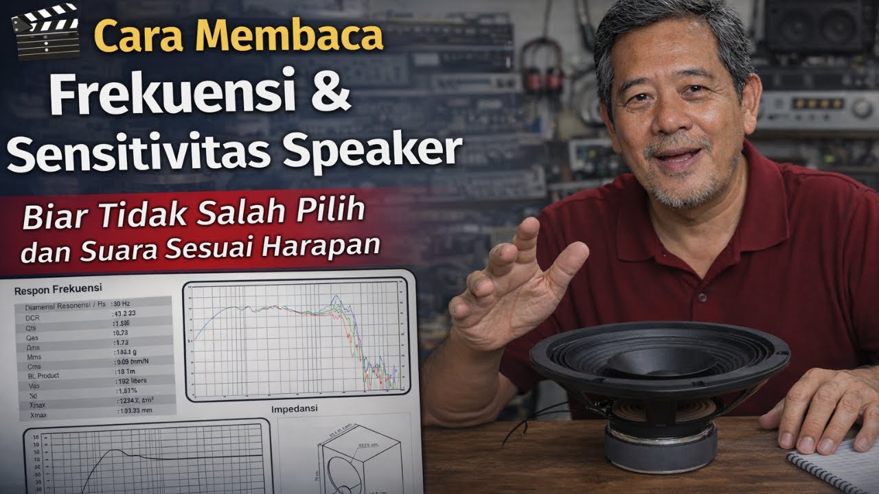 MEMAHAMI KARAKTER SPEAKER DENGAN MELIHAT & MEMBACA DATASHEET.