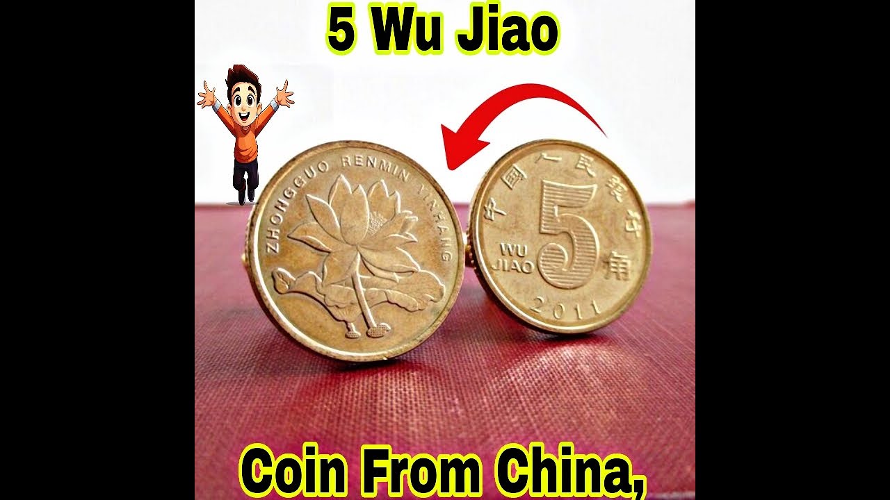 5 Wu Jiao Coin From China.|Wu Jiao 5 Coin Value.|China Coin 5 Wu Jiao.
