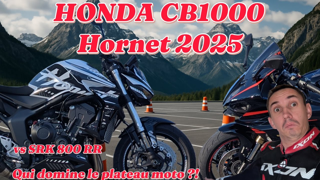 Nouvelle CB 1000 Hornet 2025 : Test + Duel Surprise sur le Plateau !