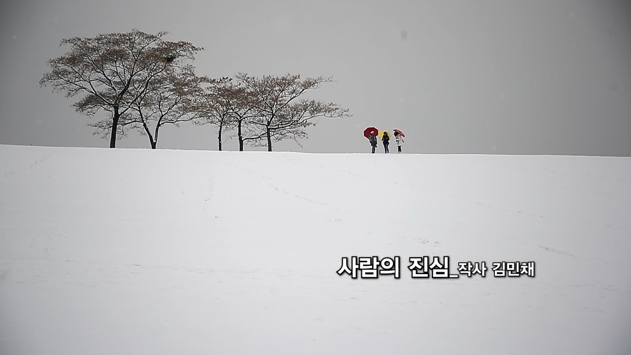 현대시선 밴드 2월의 선정시_발라드_사람의 진심_작사 김민채_가수 청류_작곡 편곡 수노_편집 윤기영