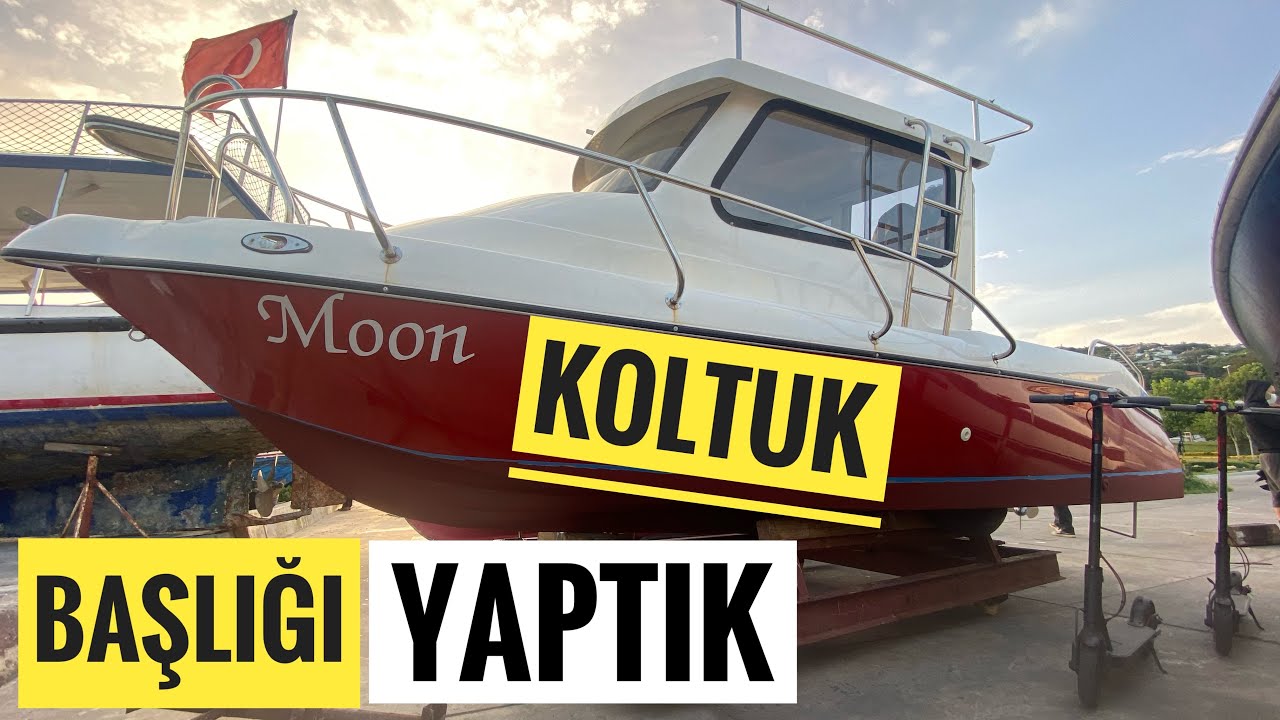 MARİNBOAT samba long 6.20 ye. ARKA KOLTUK BAŞLIĞI YAPTIK. Ve Balık AVI