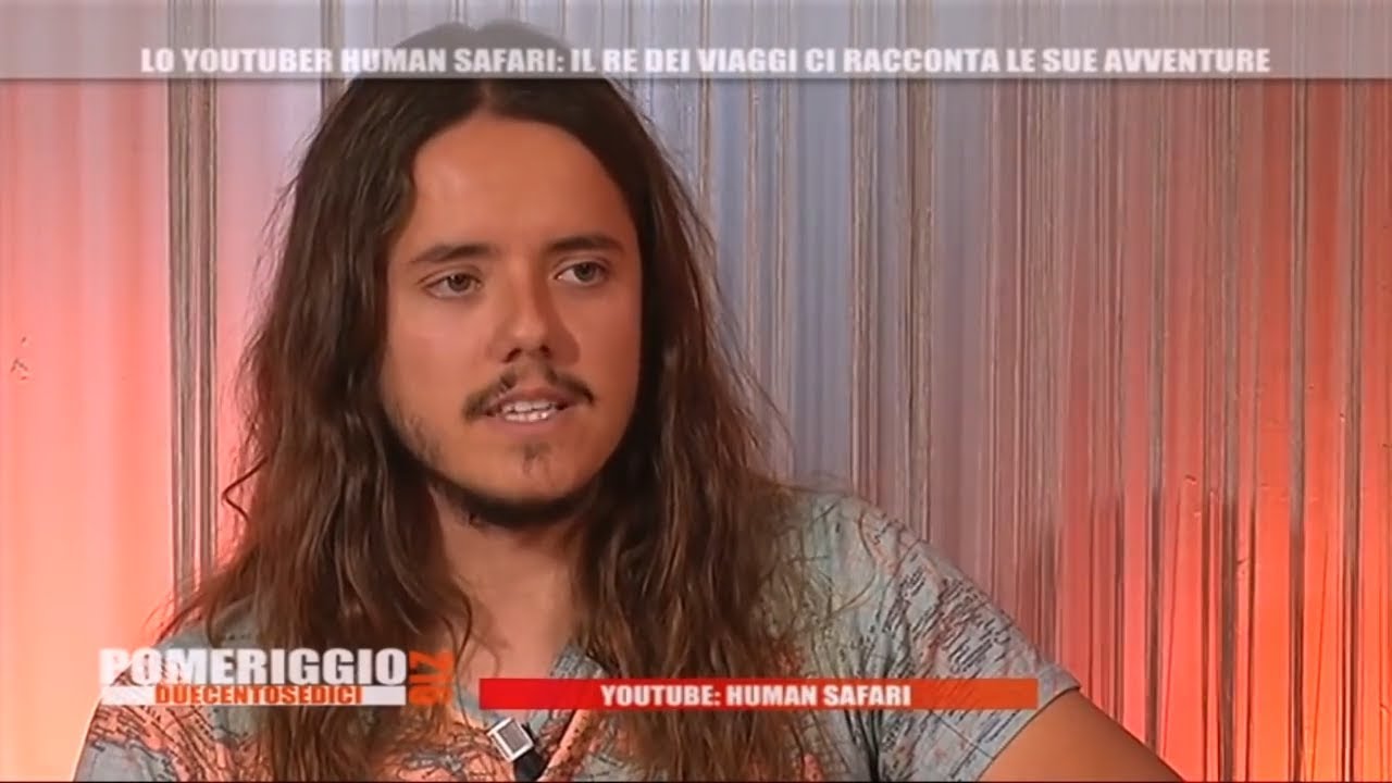 Nicolò Balini (HumanSafari) intervista in TV