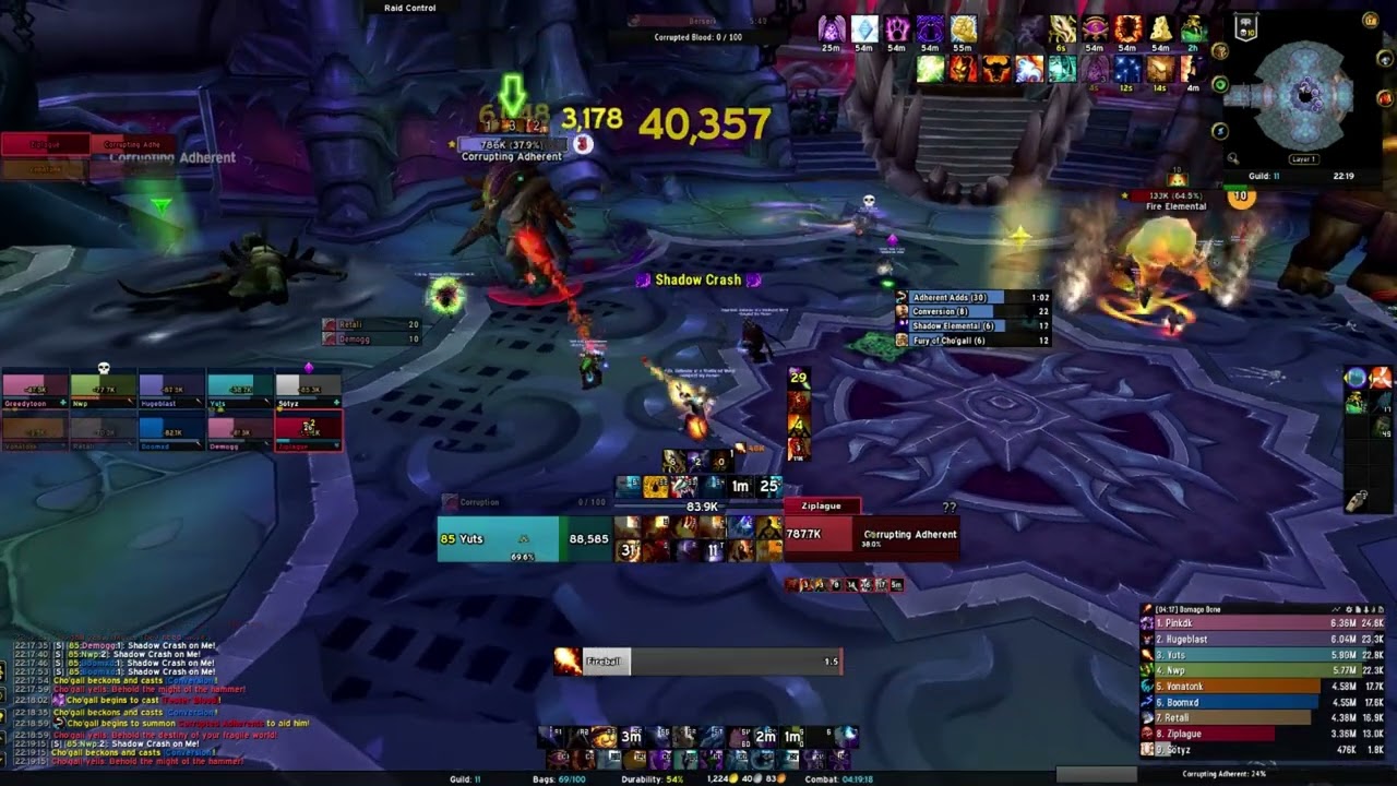 Respect My Parse - 10m Cho'gall Heroic - Mage PoV