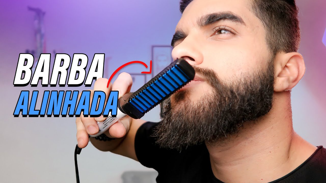 Chapinha de Barba | Funciona? 🧔🏻 Prancha Alisadora de Barba