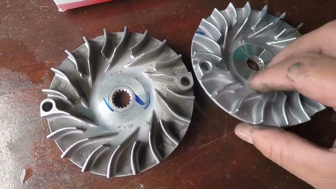 coloquei polia nova na scooter Yamaha neo 125