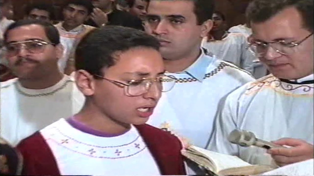 لحن بى ابنفما - عيد العنصرة 1995 - المعلم ابراهيم عياد والشماس انطون ابراهيم عياد