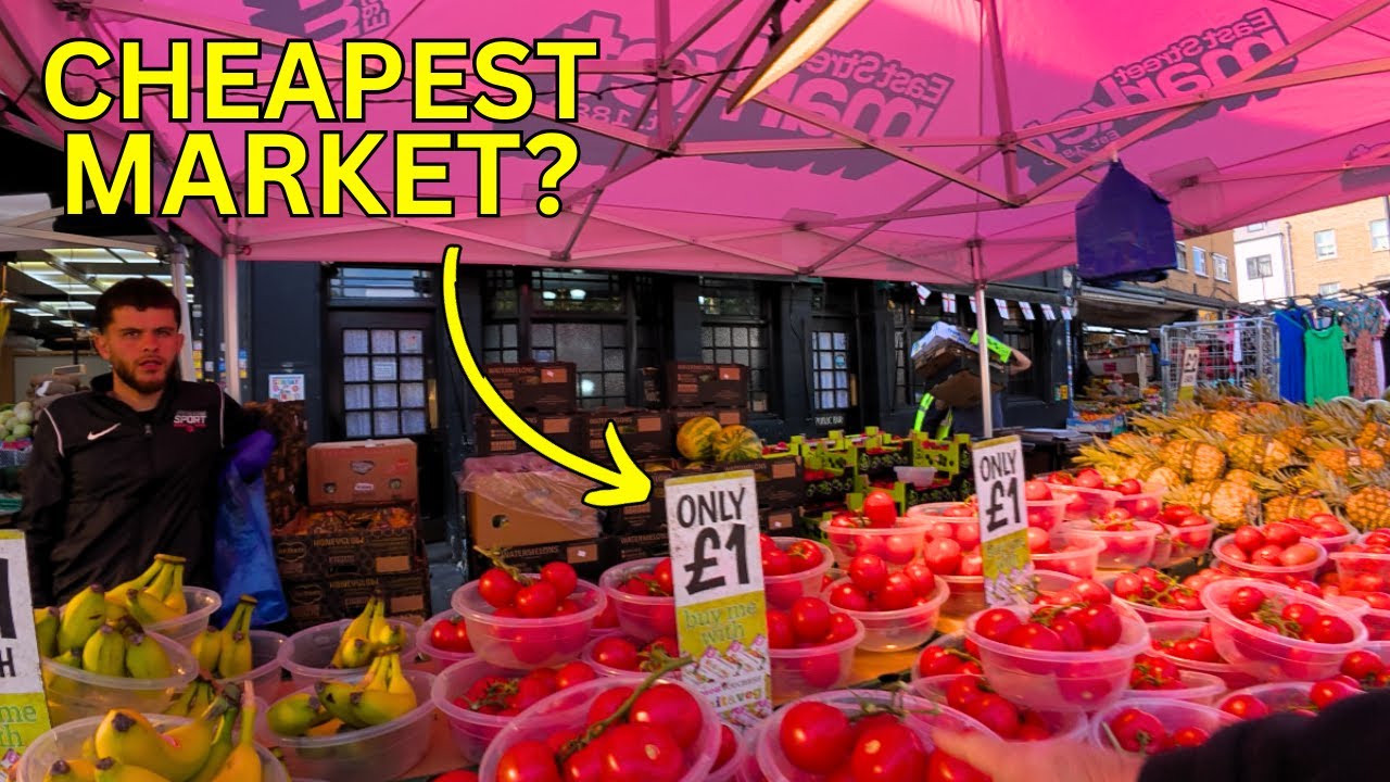 East Street Market . The Best Affordable Street Market in London!