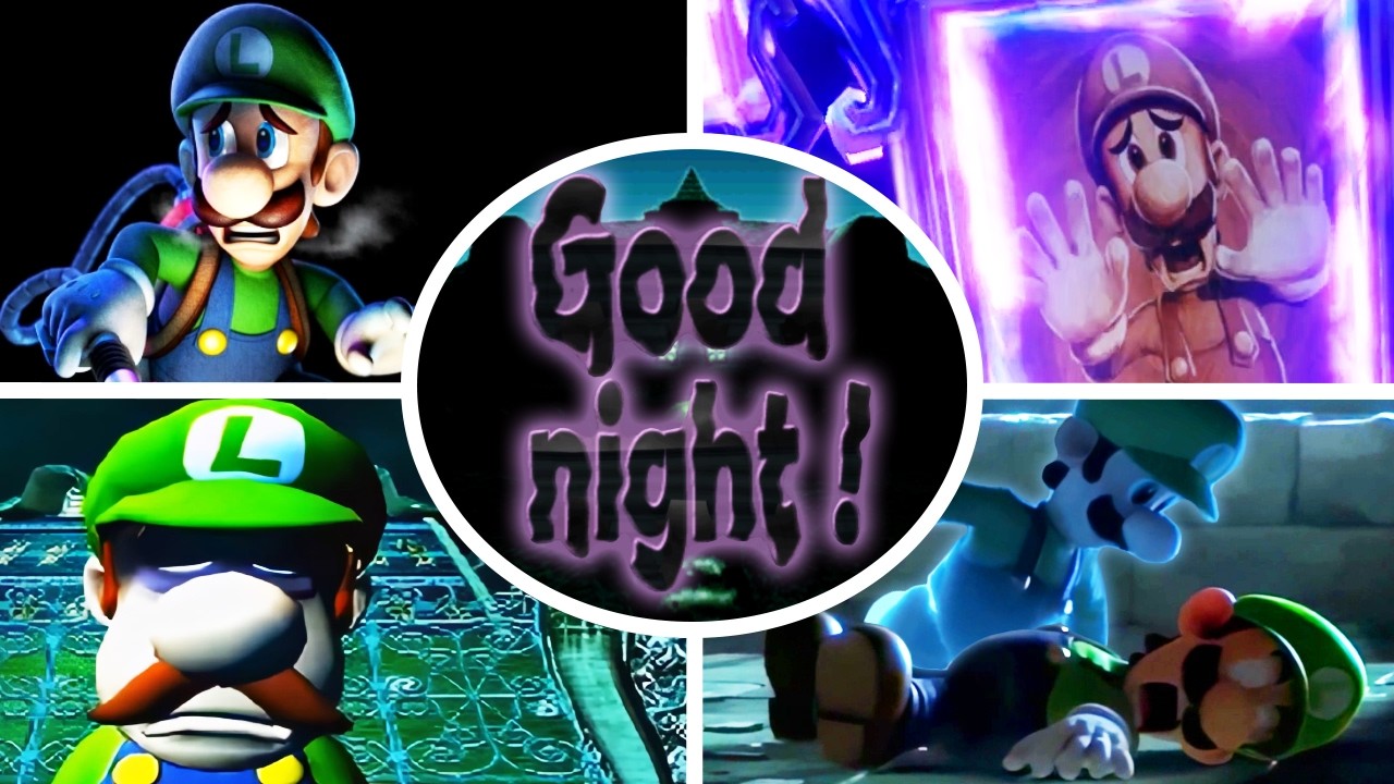Evolution of Deaths & Game Over Screens in Luigi's Mansion (2001-2024)