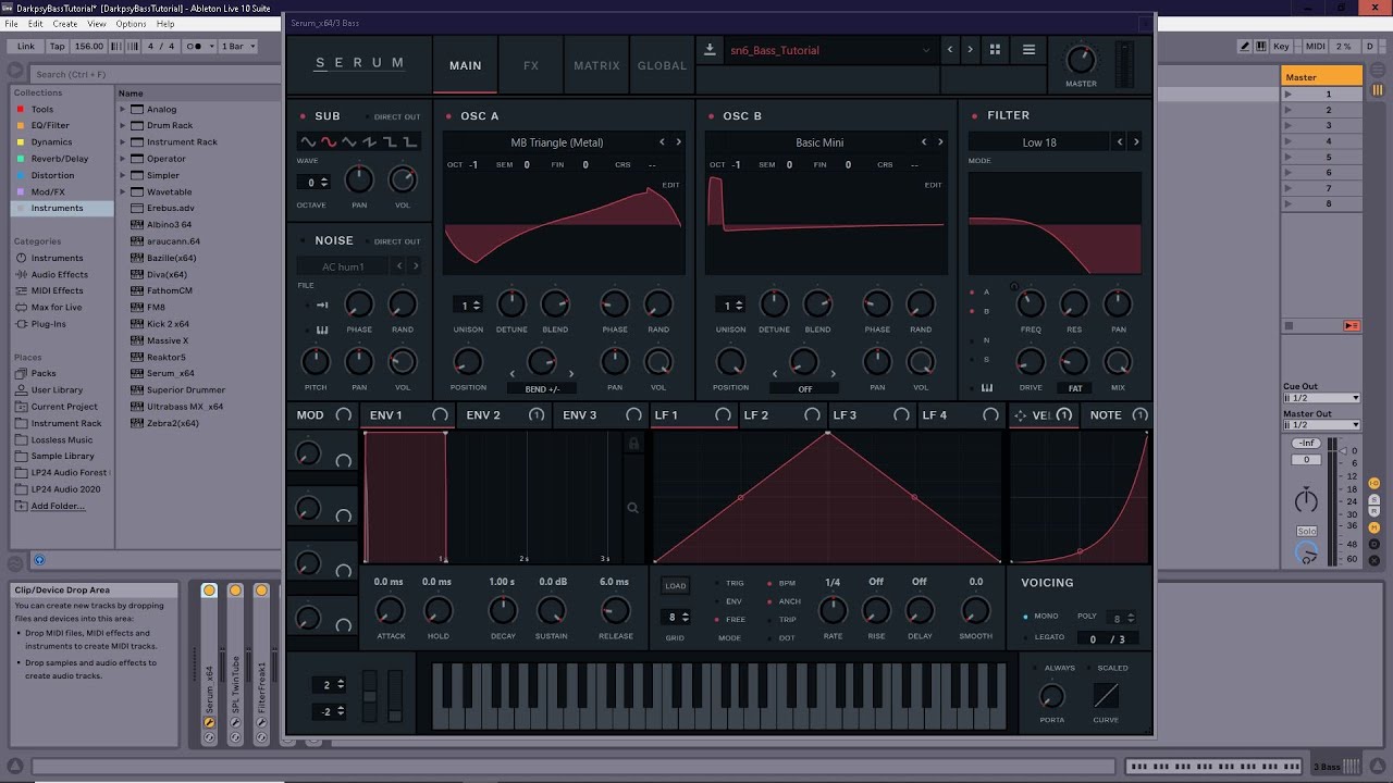How To Make Darkpsy Bass