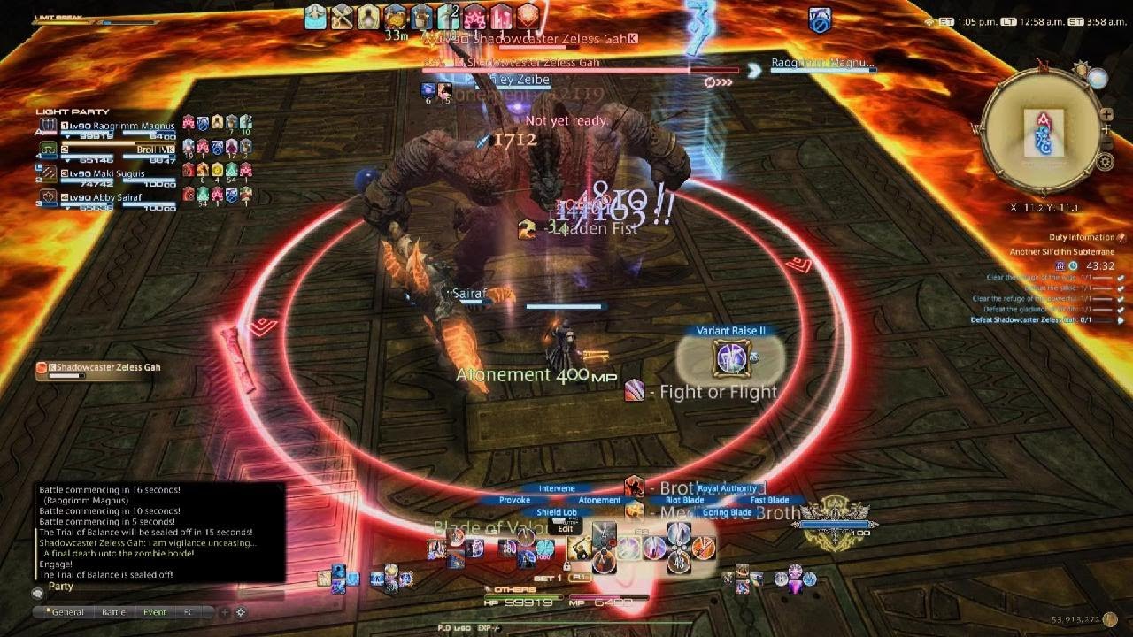 Shadowcaster Zeless Gah - Another Sil'dihn Subterrane Final boss - First Clear - Tank POV