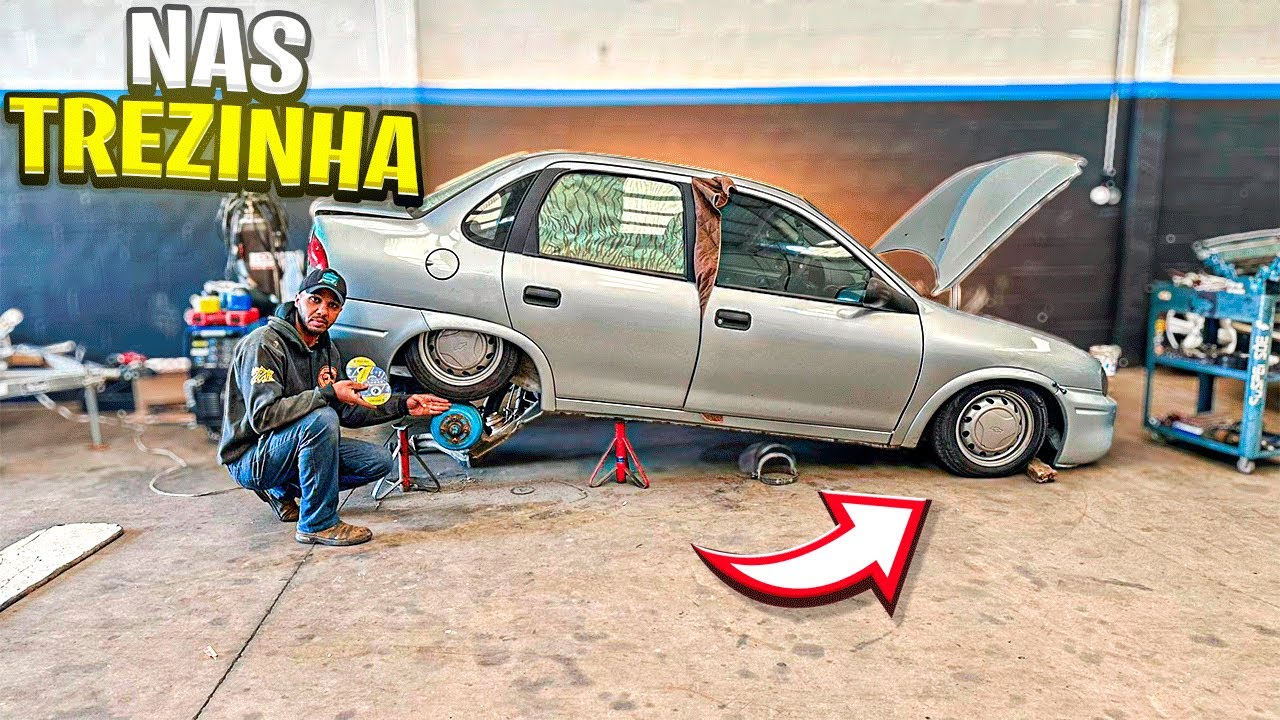 Fazendo 4 Caixas de Roda no Corsa Classic – Rodas 13”