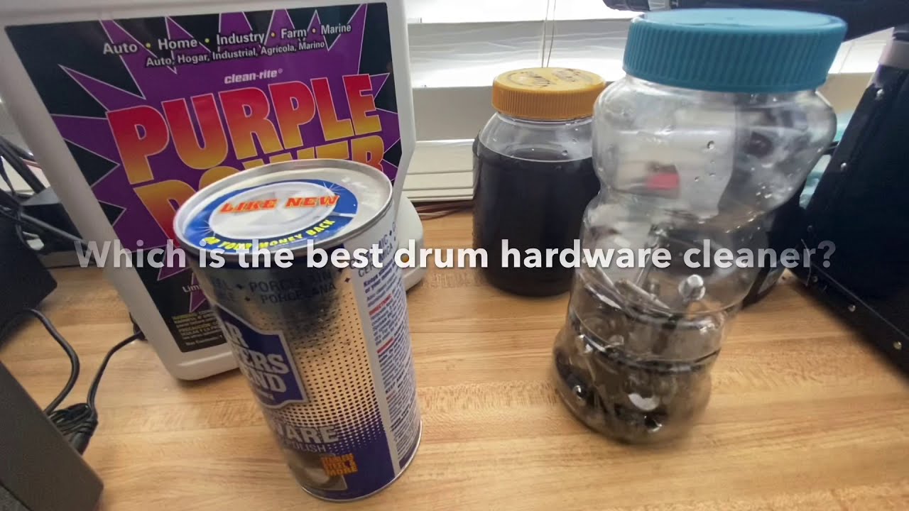 Bar Keepers Friend VS Purple Power - For Drum Hardware