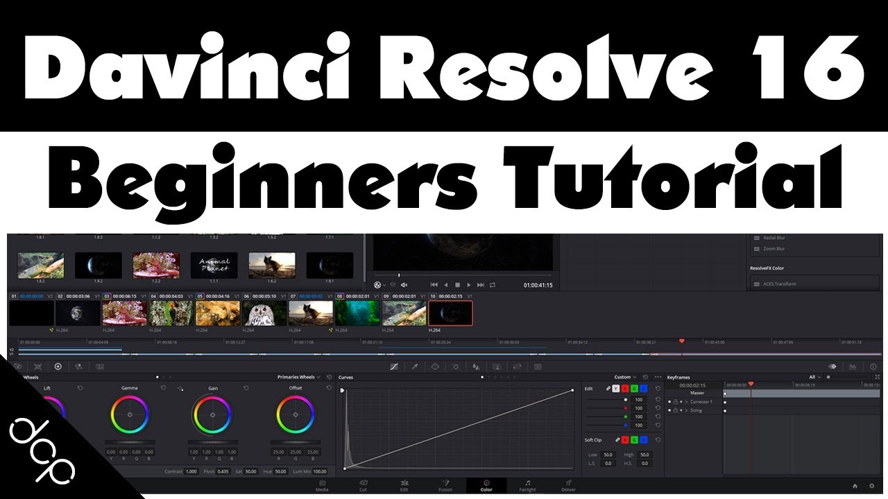 Davinci Resolve 16 Tutorial For Beginners