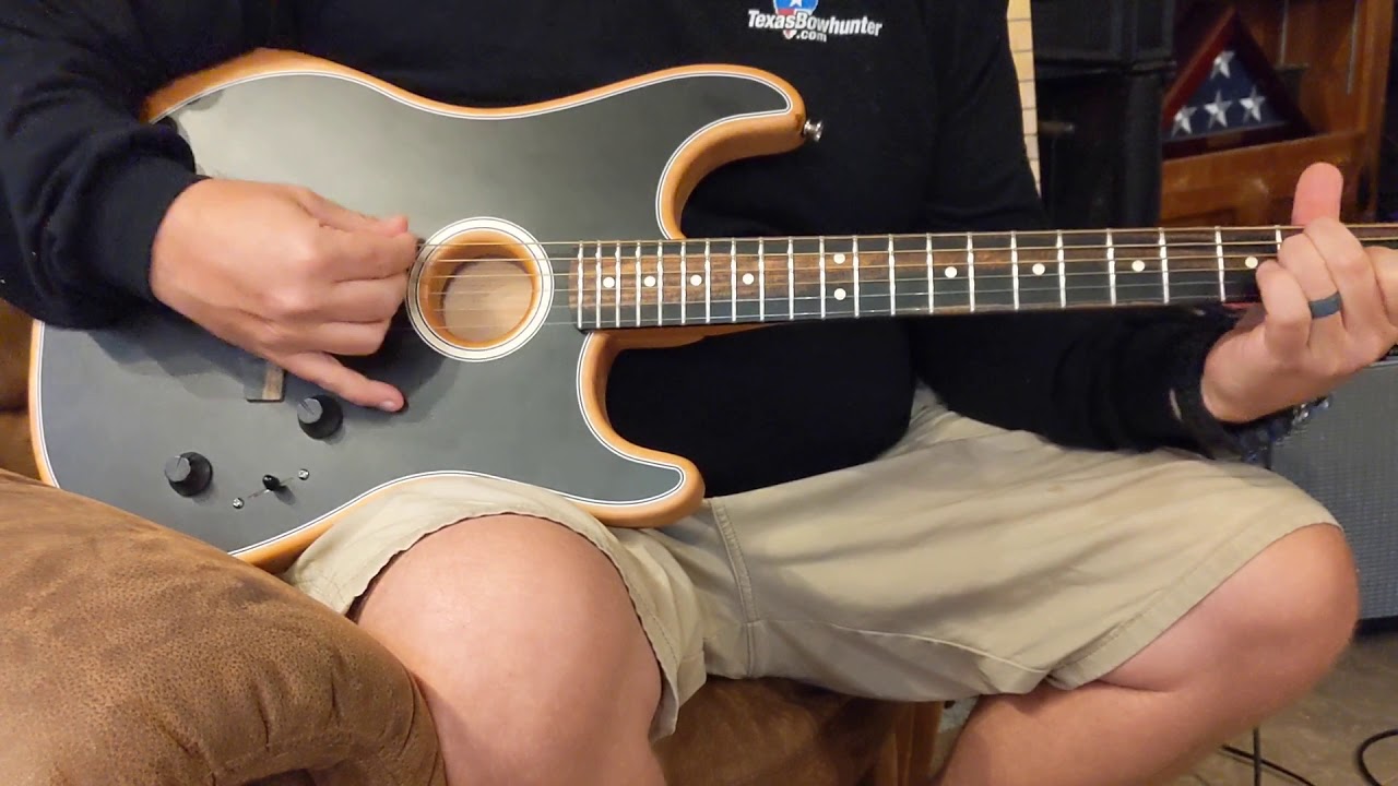 Fender Acoustasonic Stratocaster- A Gear Diary Review