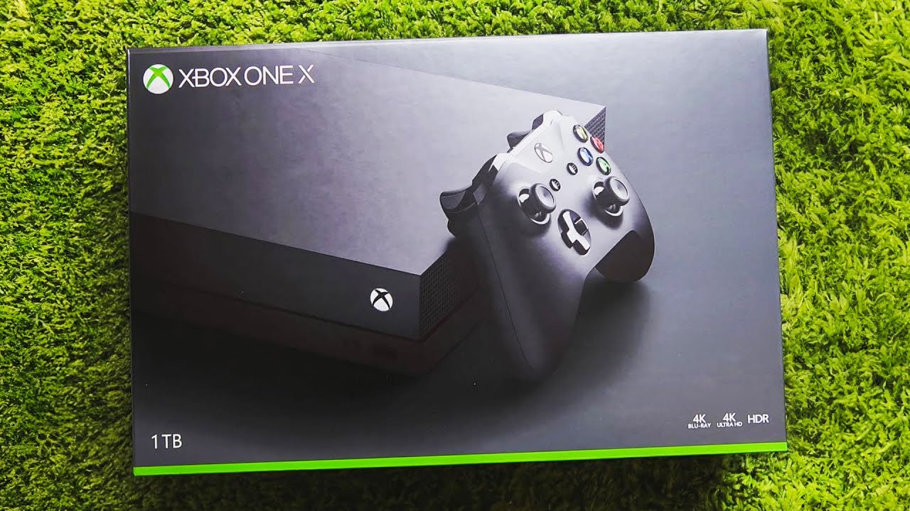 XBOX ONE X + 20 GIER! UNBOXING