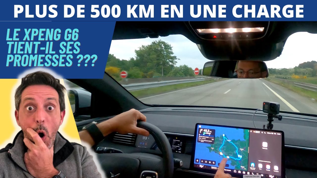 Plus de 500 km avec le Xpeng G6:  Autonomie, aides à la conduite, confort... Tient-il ses promesses?