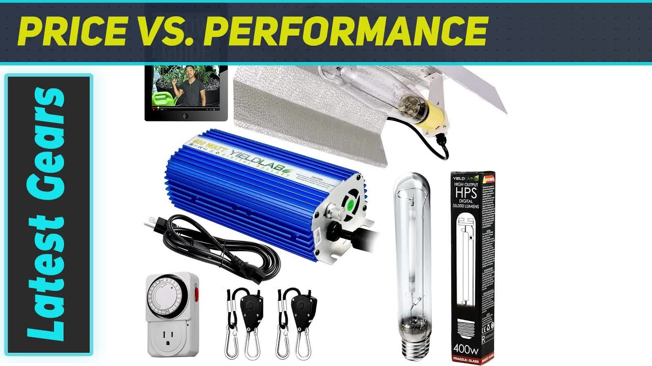 Best 400w HPS Cooled Wing Reflector Grow Light Kit for Maximum Plant Growth