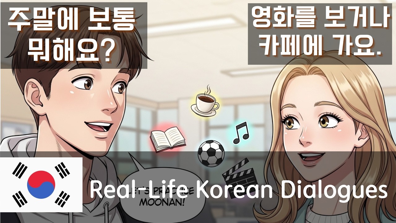 3 Real-Life Korean Dialogues for Beginners(Topik1~3)