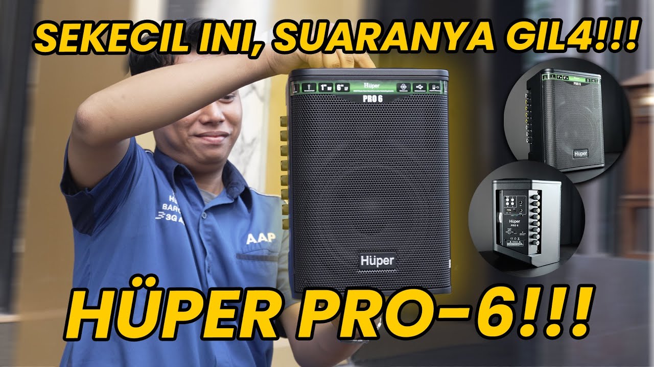 Speaker Kecil Tapi Nggak Kaleng-Kaleng! Review Hüper PRO 6 – Portable Tapi Powerfull!