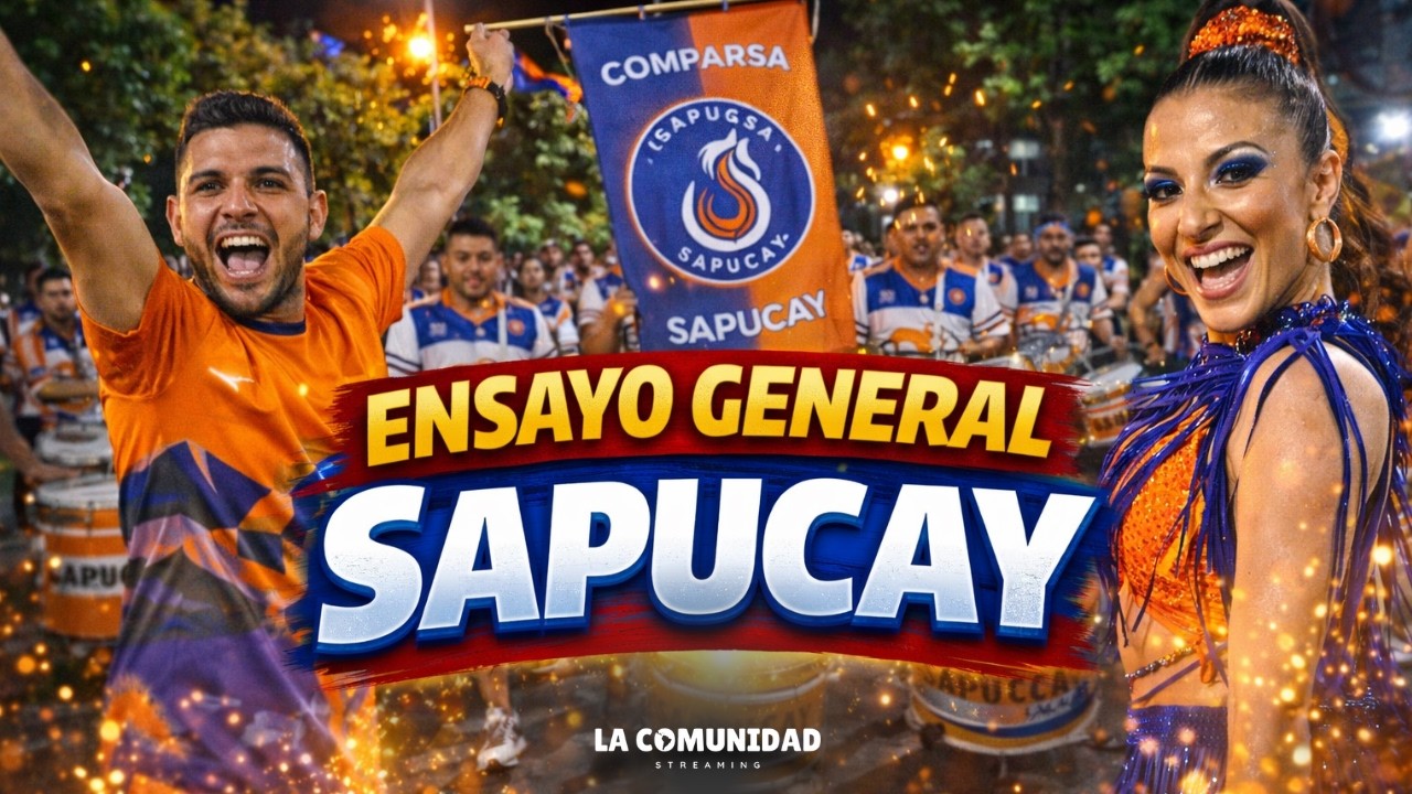 🐓 ENSAYO GENERAL DE SAPUCAY | La Comunidad se metió en la previa de la comparsa del gallo