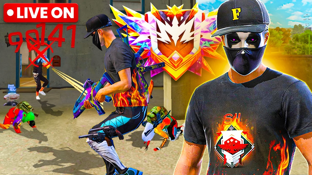 FREE FIRE AO VIVO ❤️ BR RANK RUMO AO TOP 1 GLOBAL ❤️ TRIXX444 AO VIVO ❤️