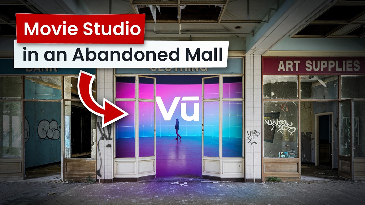 От заброшенного торгового центра до высокотехнологичной киностудии [Vu Studio Tour]