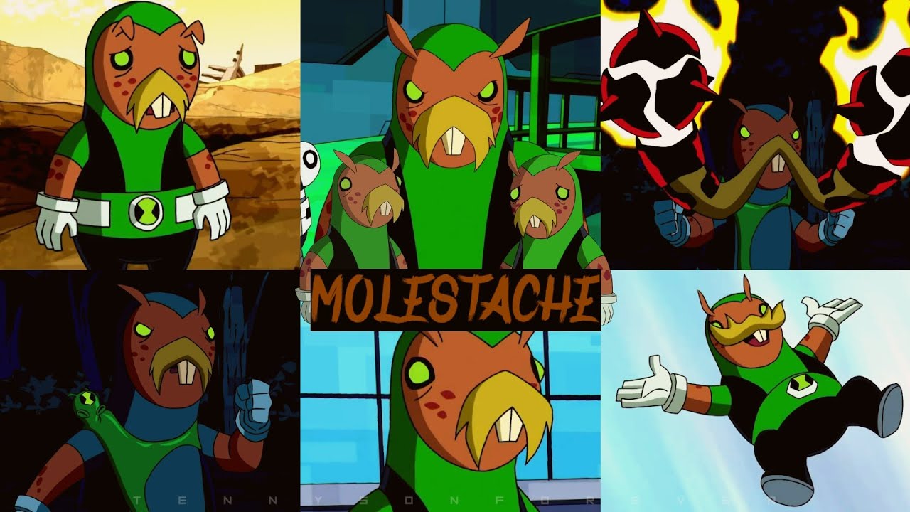 All molestache transformations in Ben 10 omniverse