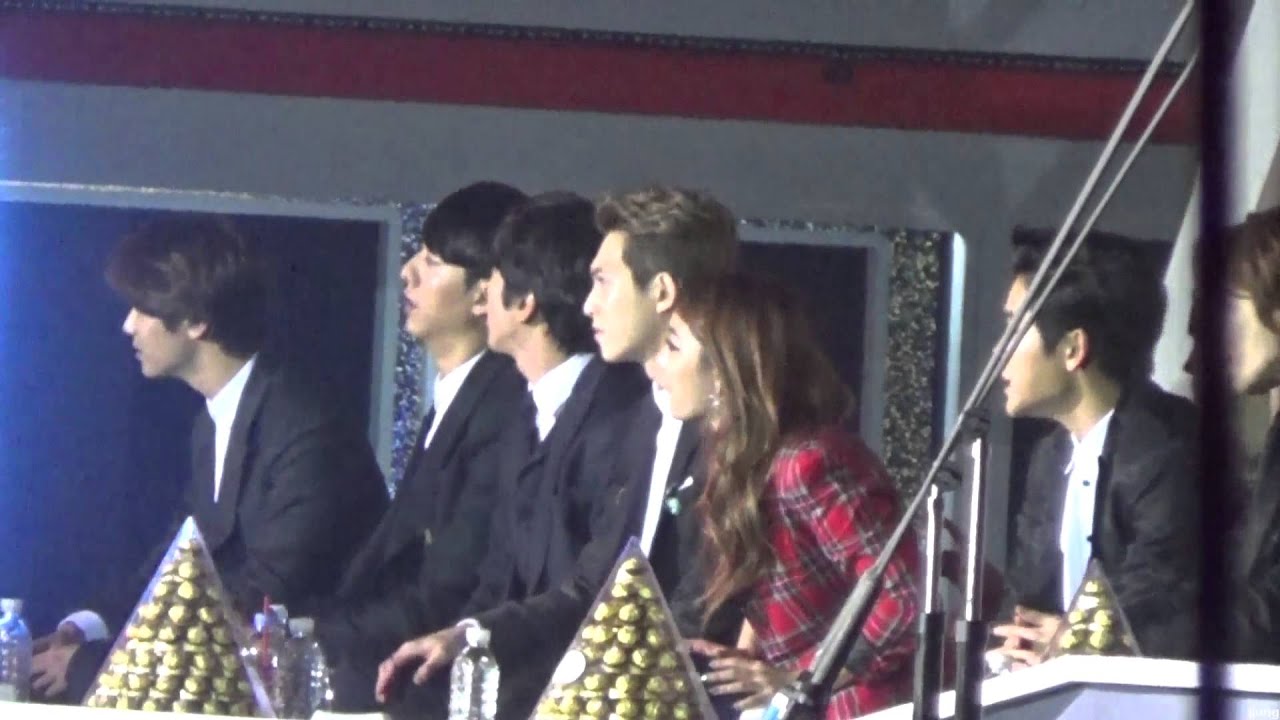 [FANCAM]141221 sbs가요대전 연예인석+수상