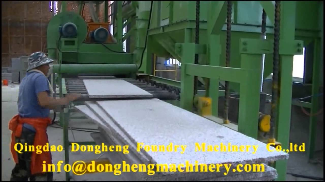 Marble stone polishing shot blasting machine