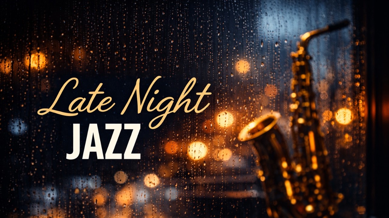 Late Night Smooth Jazz | Rainy Evening Ambience