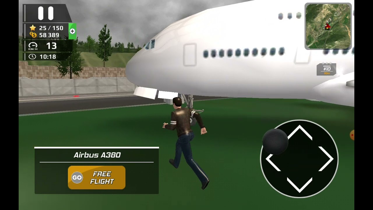Airplane Flight Pilot Simulator:Mission 9, Mission 8 and Mission 10