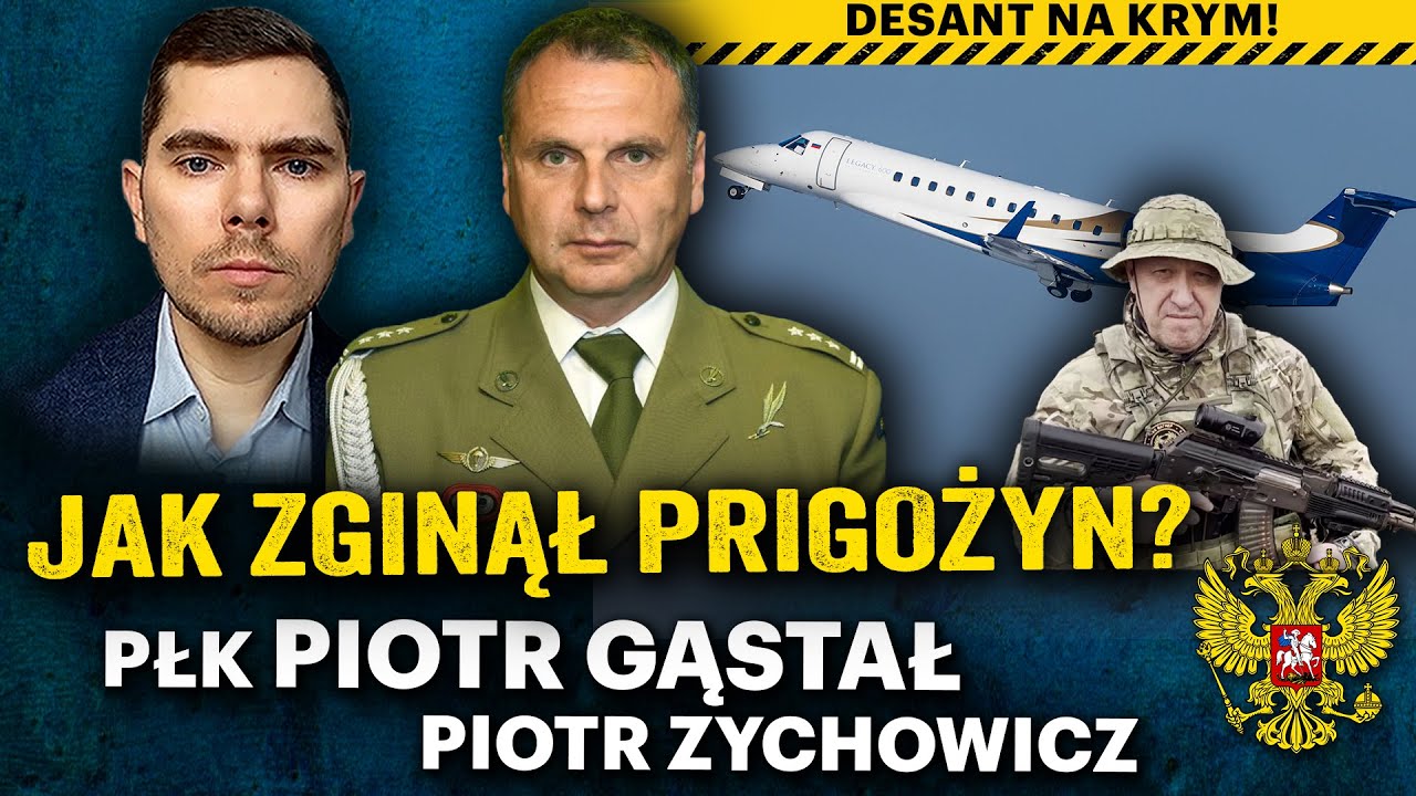 Bomba na pokładzie? Były dowódca „Grom” o zamachu na Prigożyna! - płk Piotr Gąstał i P. Zychowicz
