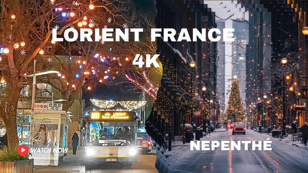 Relaxing Walk in Lorient, France | 4K UHD 