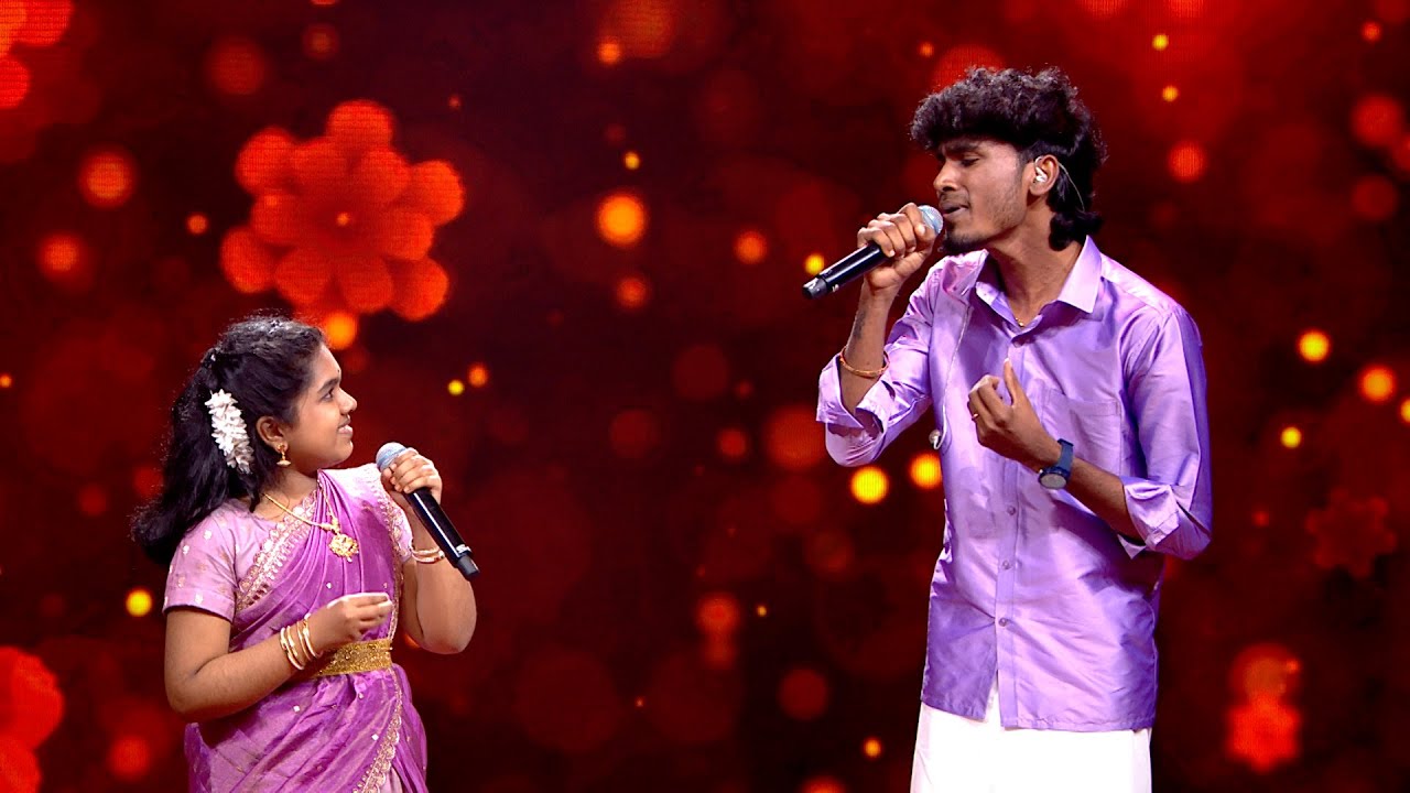 Sembaruthi Sembaruthi Song by #Aadya & #JohnJerome 😍❤️ | Radio hits | Super Singer Junior 10