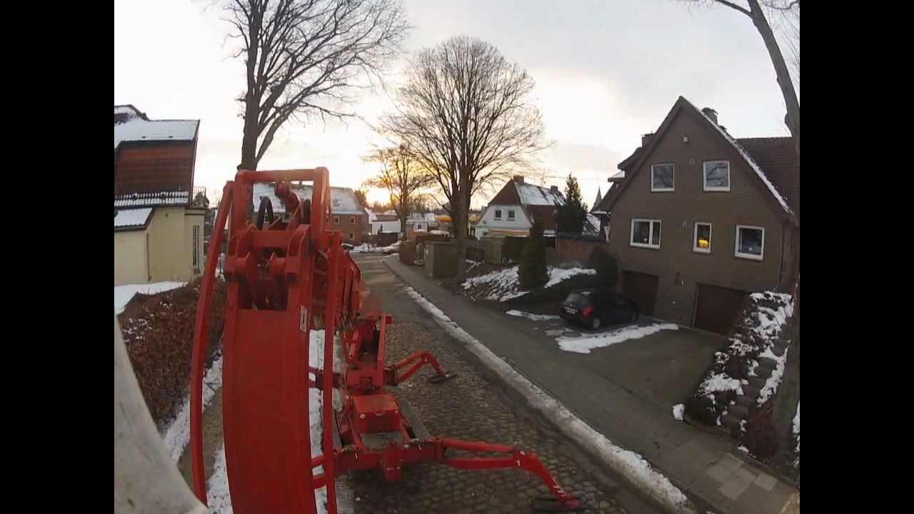 Lütjenburg - Panoramavideo aus 30m Hubsteiger - Teil 1, der Aufstieg