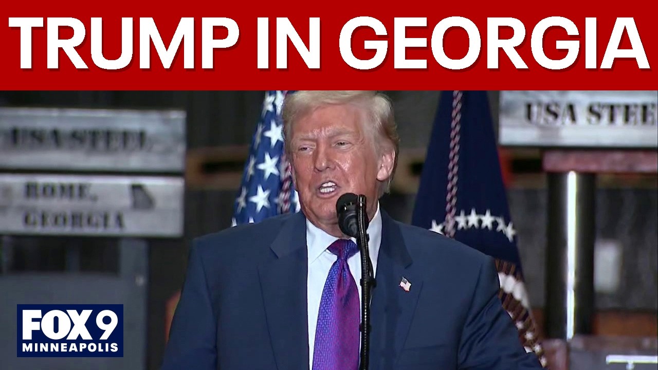 President Trump touts economy, immigration crackdown at Georgia event