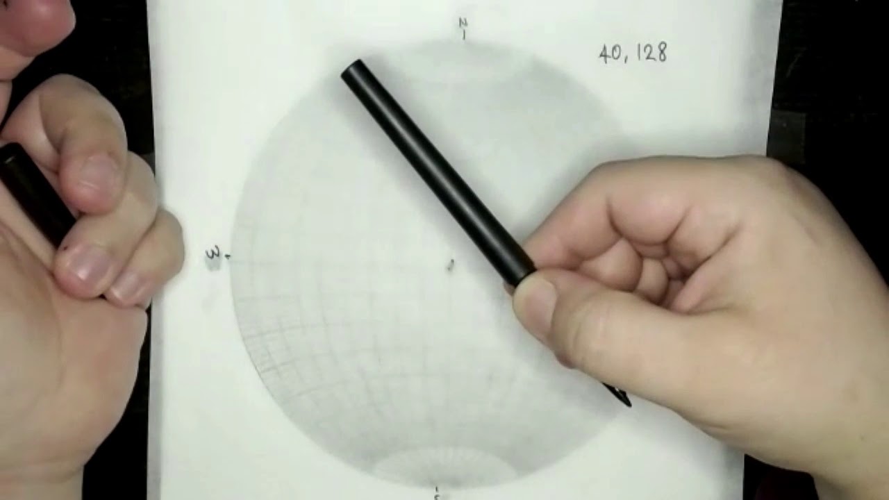 Stereographic projection-Plotting Lines