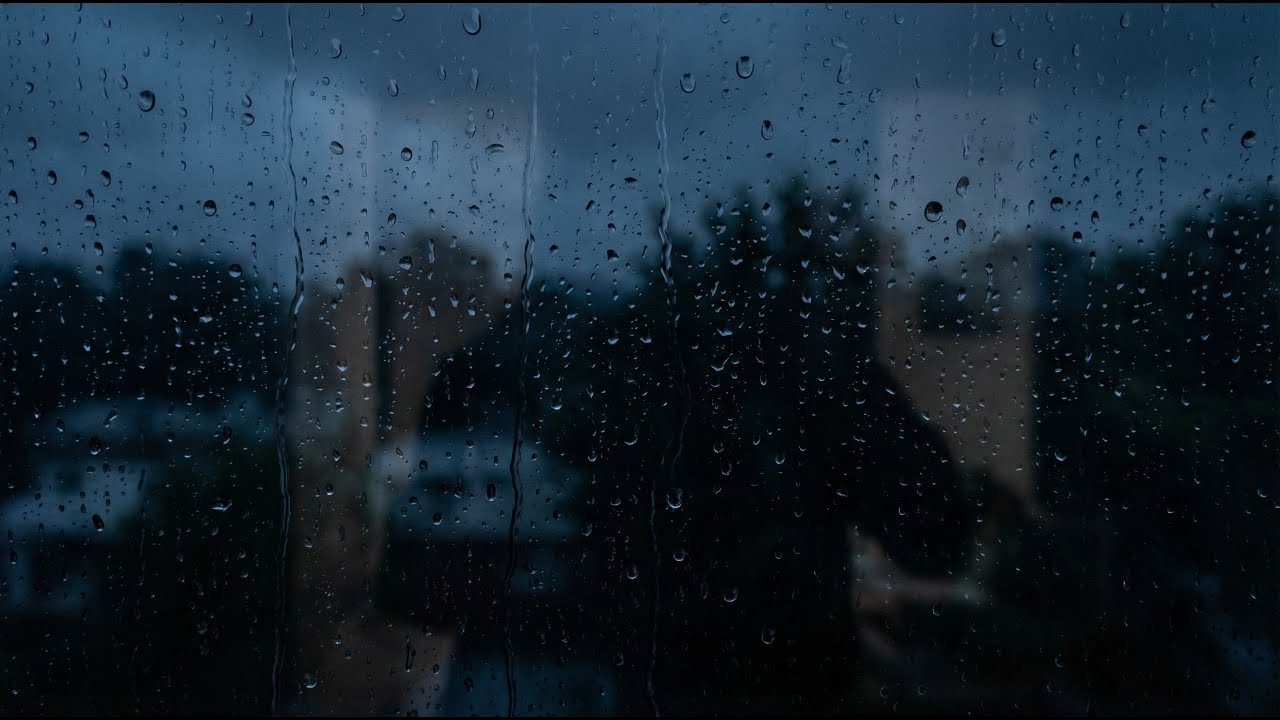 1 Hour Deep Sleep Music 🌙 Rain at Night Ambient | HoursSilent