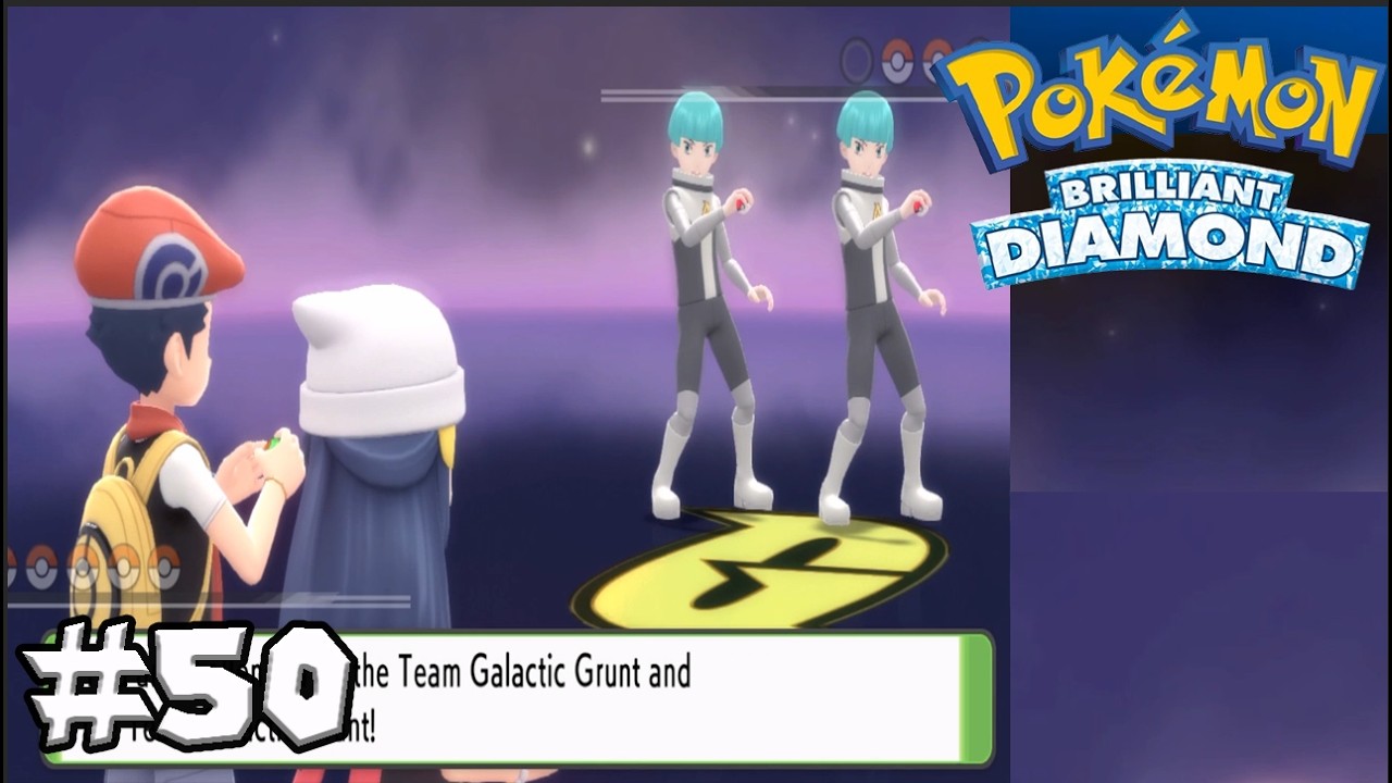Победа над рядовыми членами Галактической команды! Играем в Pok&eacute;mon Brilliant Diamond! |Эпизод 50|