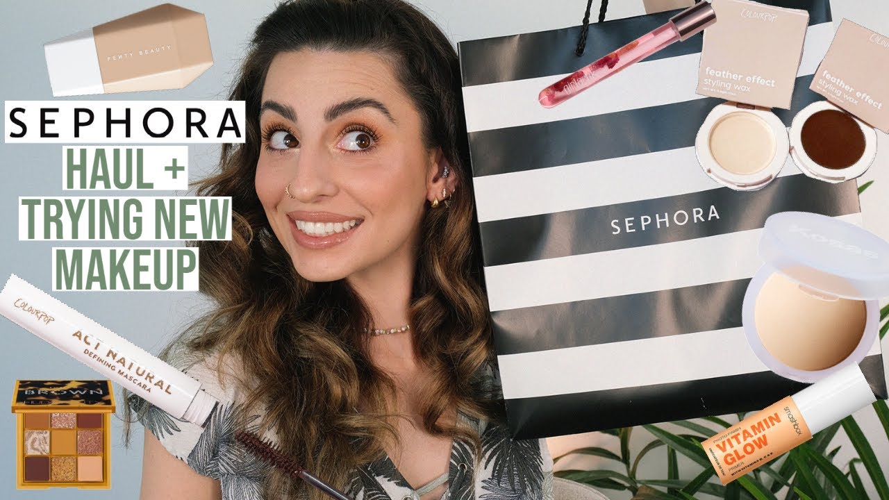 Sephora Haul & Trying New Makeup Out!